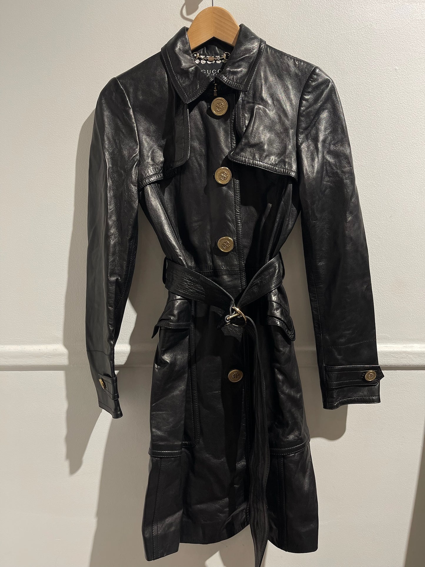 Trench Gucci noir T.36