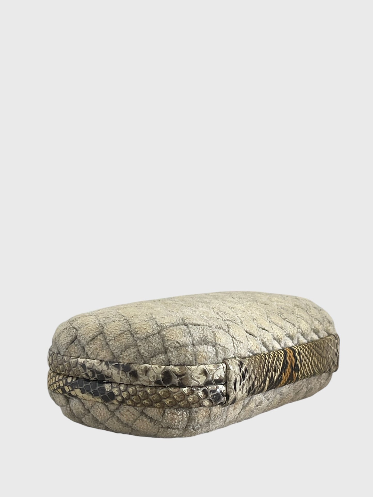 Minaudière Bottega Veneta beige