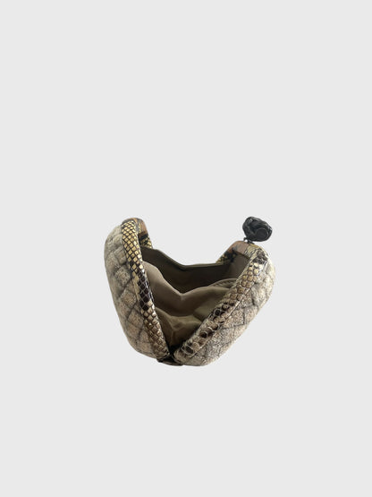 Minaudière Bottega Veneta beige