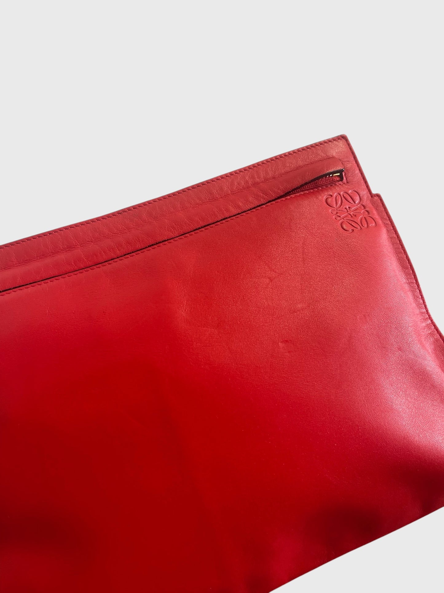 Pochette Loewe T Pouch rouge