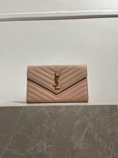 Sac Saint Laurent Cassandre rose poudré