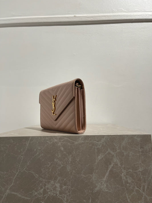 Sac Saint Laurent Cassandre rose poudré