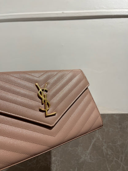 Sac Saint Laurent Cassandre rose poudré