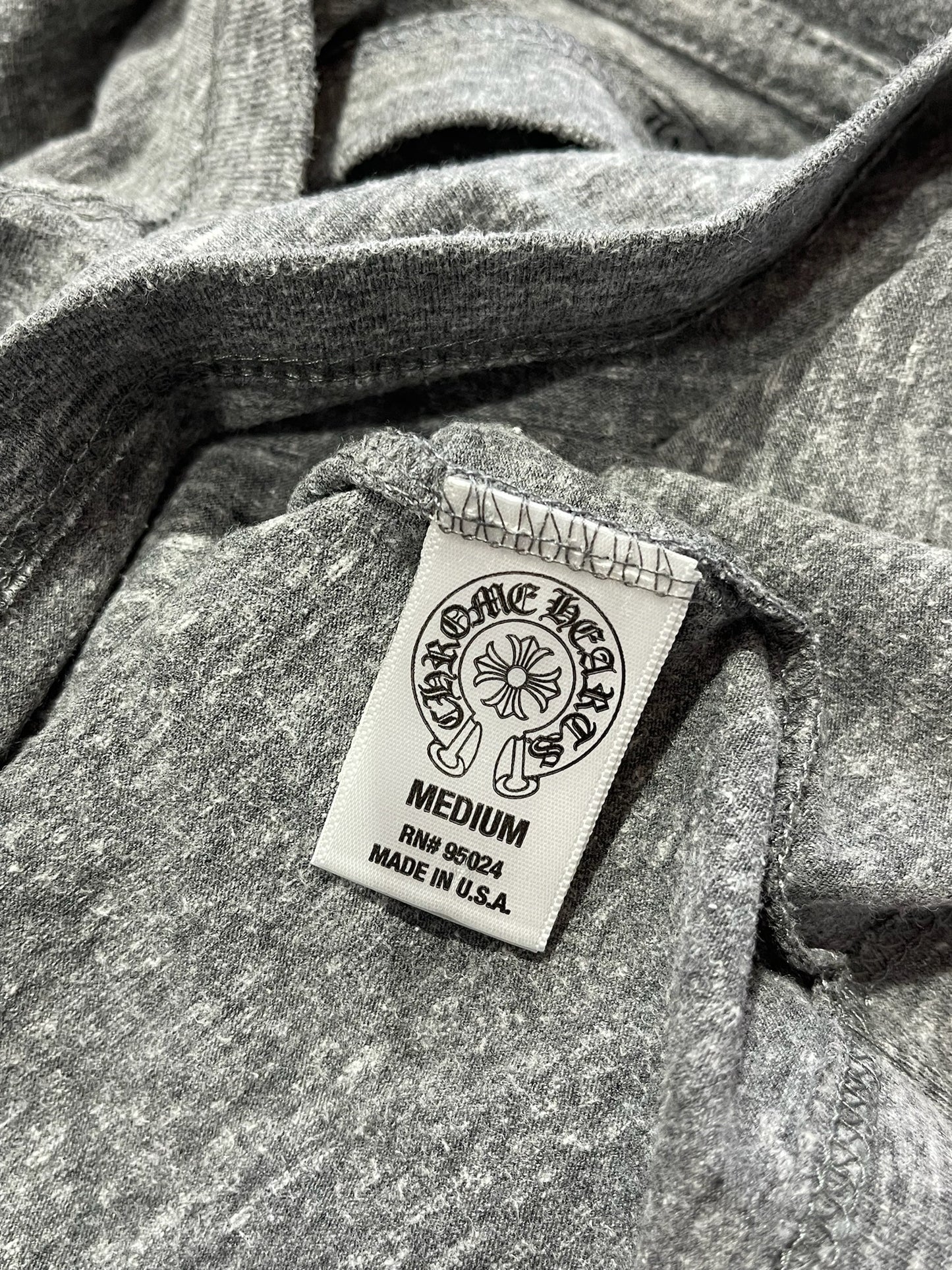 T-shirt Chrome Hearts gris T.S/M