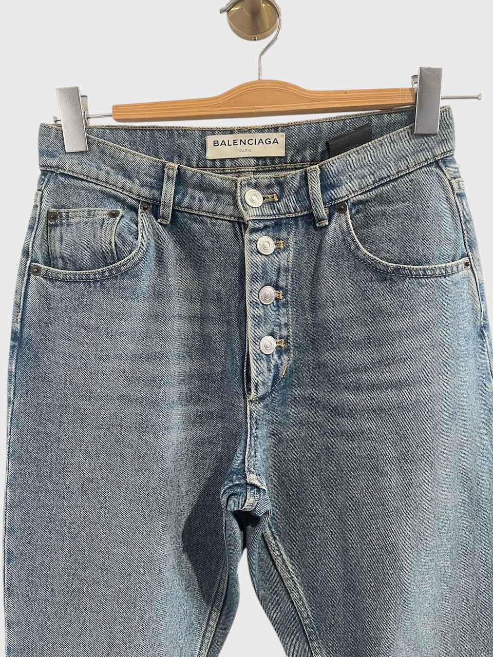 Jeans Balenciaga bleu T.38