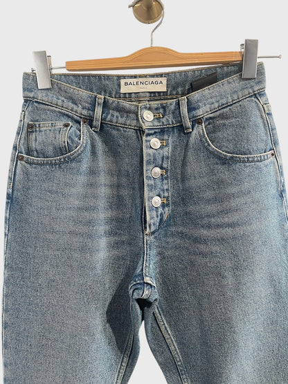 Jeans Balenciaga bleu T.38