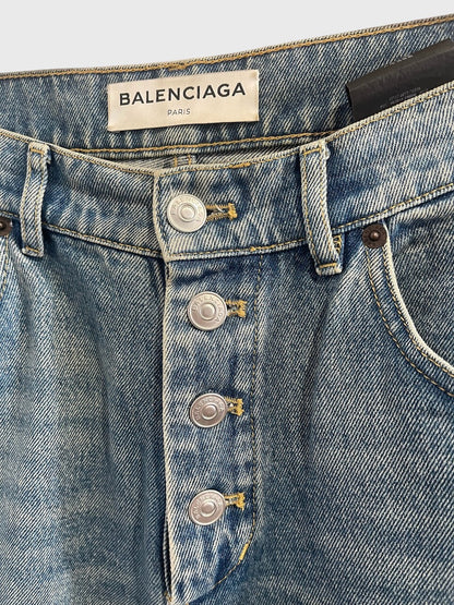 Jeans Balenciaga bleu T.38