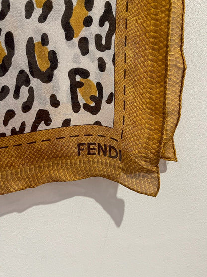 Foulard Fendi léopard