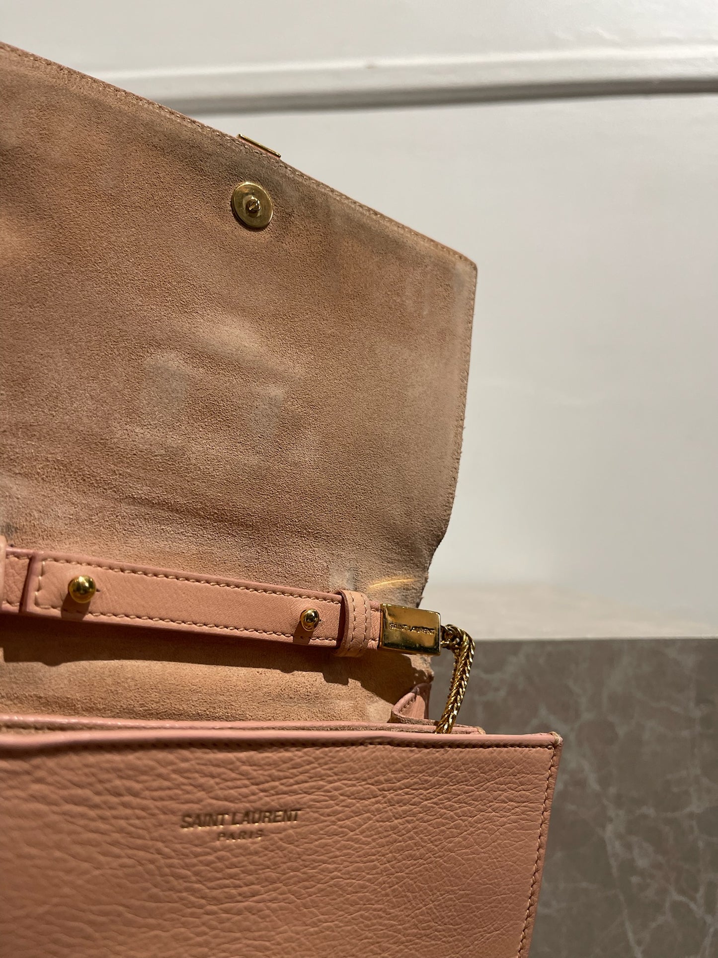 Sac Saint Laurent Y rose