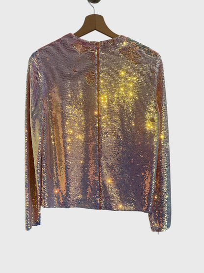 Top Ashish à sequins T.S