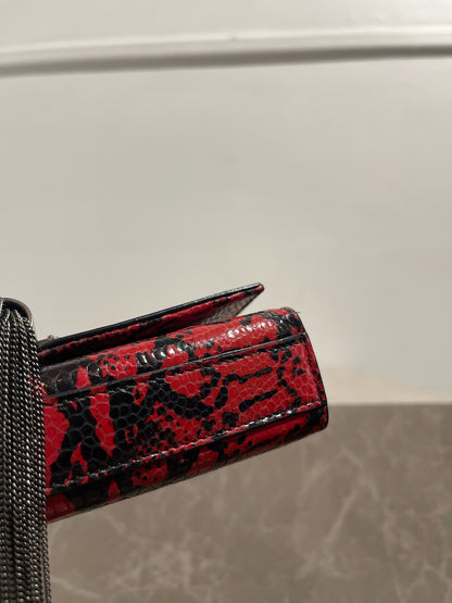 Sac Saint Laurent Kate Tassel rouge