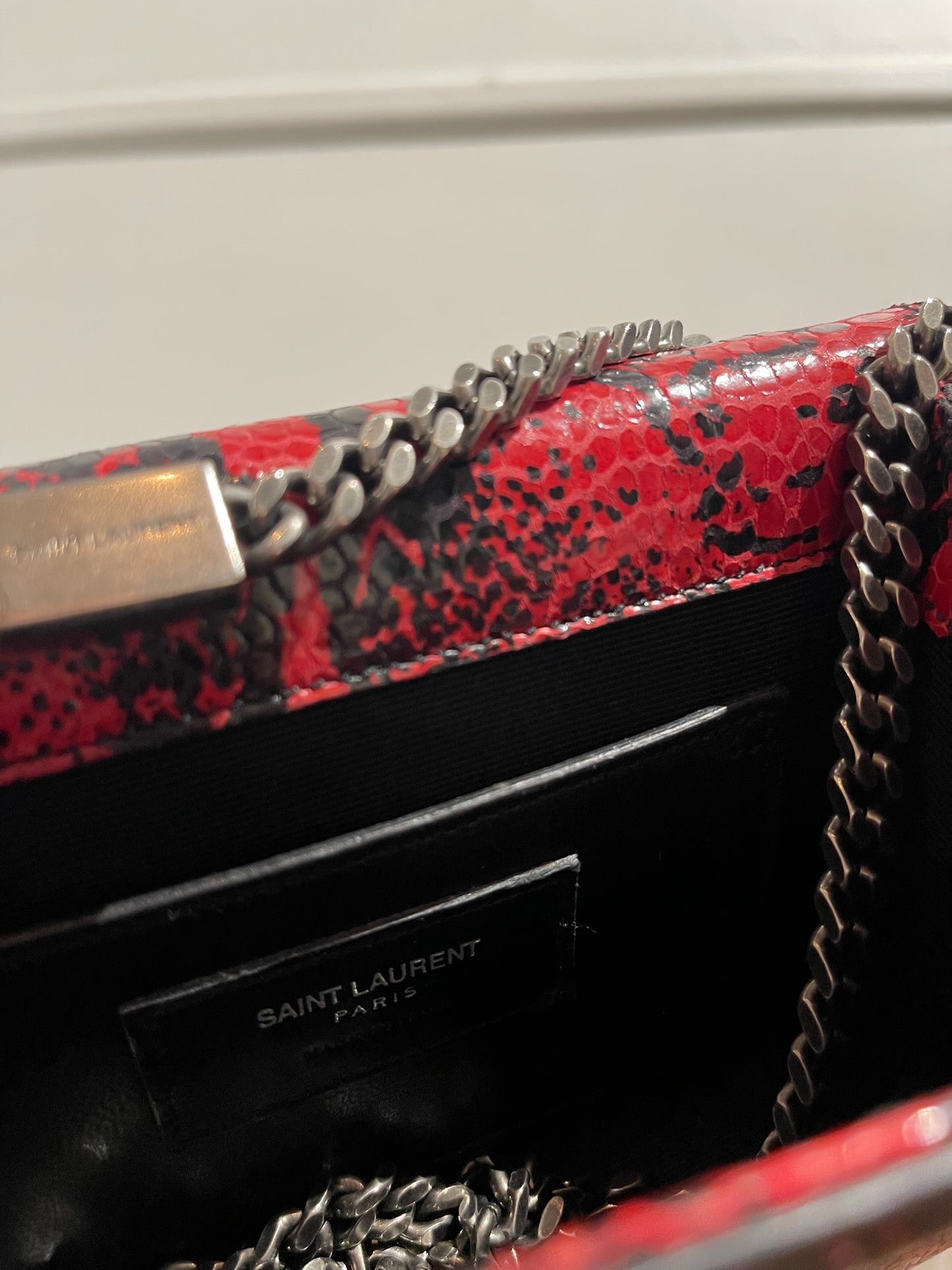 Sac Saint Laurent Kate Tassel rouge