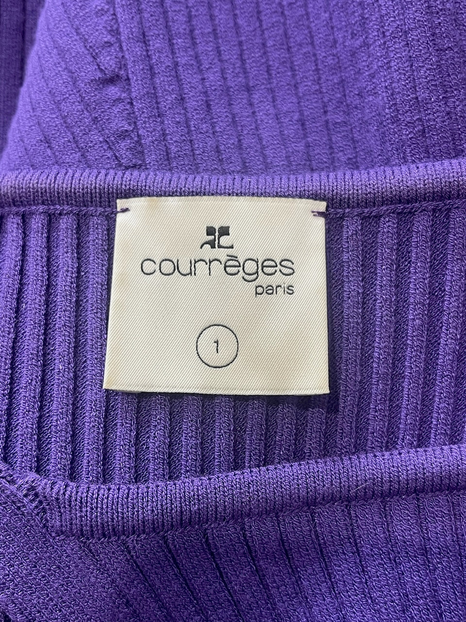 Robe Courrèges violette T.1