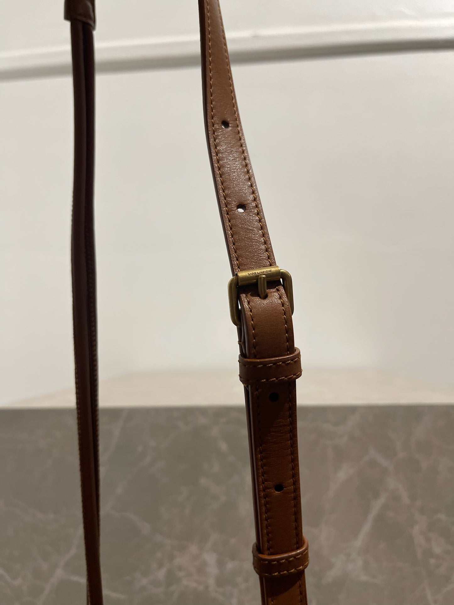 Sac Saint Laurent Coeur raphia