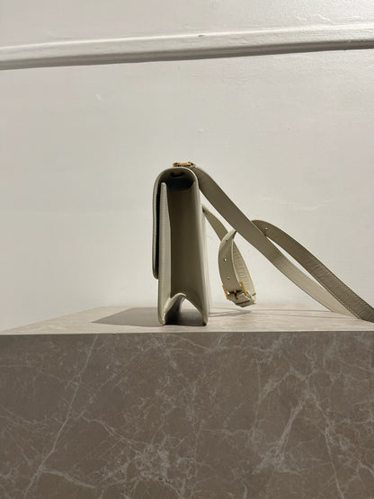 Sac Saint Laurent Carré Satchel blanc