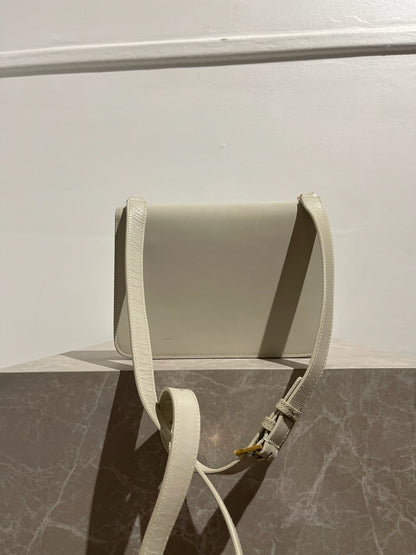 Sac Saint Laurent Carré Satchel blanc