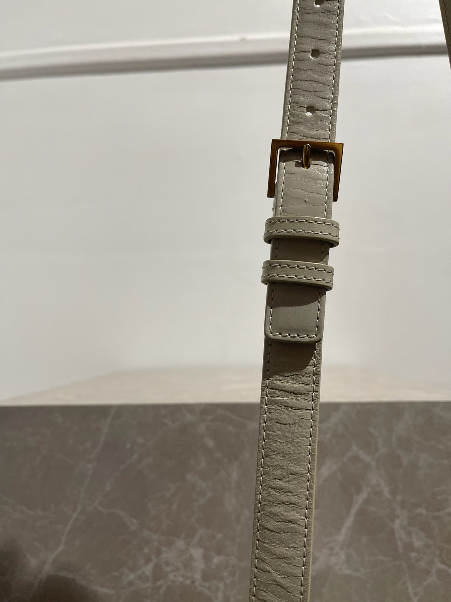 Sac Saint Laurent Carré Satchel blanc