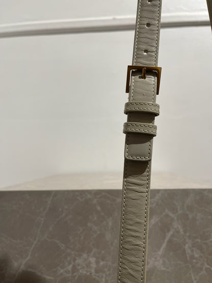 Sac Saint Laurent Carré Satchel blanc