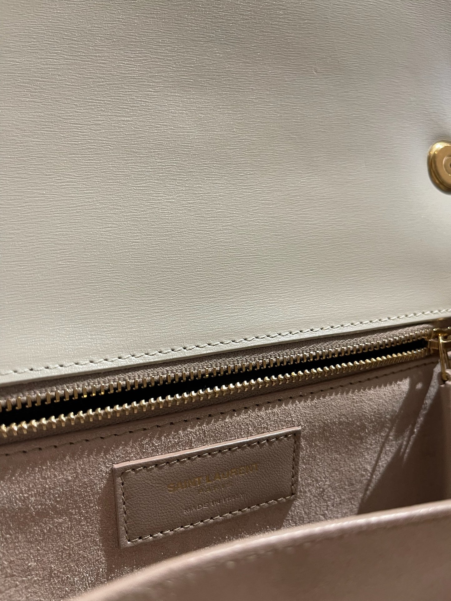 Sac Saint Laurent Carré Satchel blanc