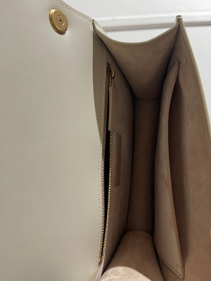 Sac Saint Laurent Carré Satchel blanc