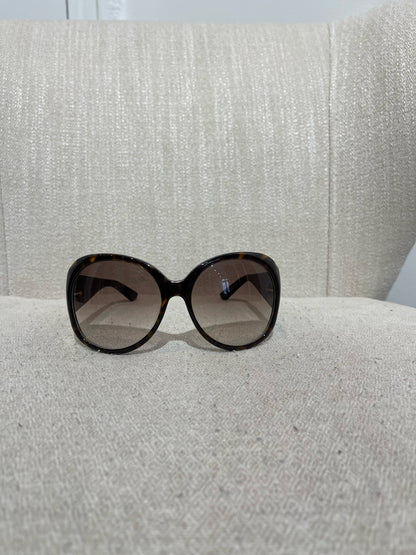 Lunettes Gucci écailles marron