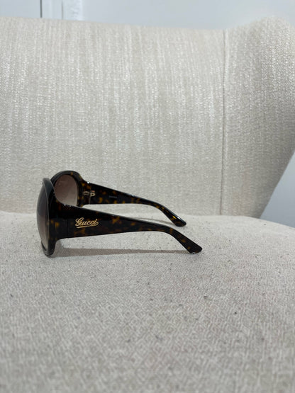 Lunettes Gucci écailles marron