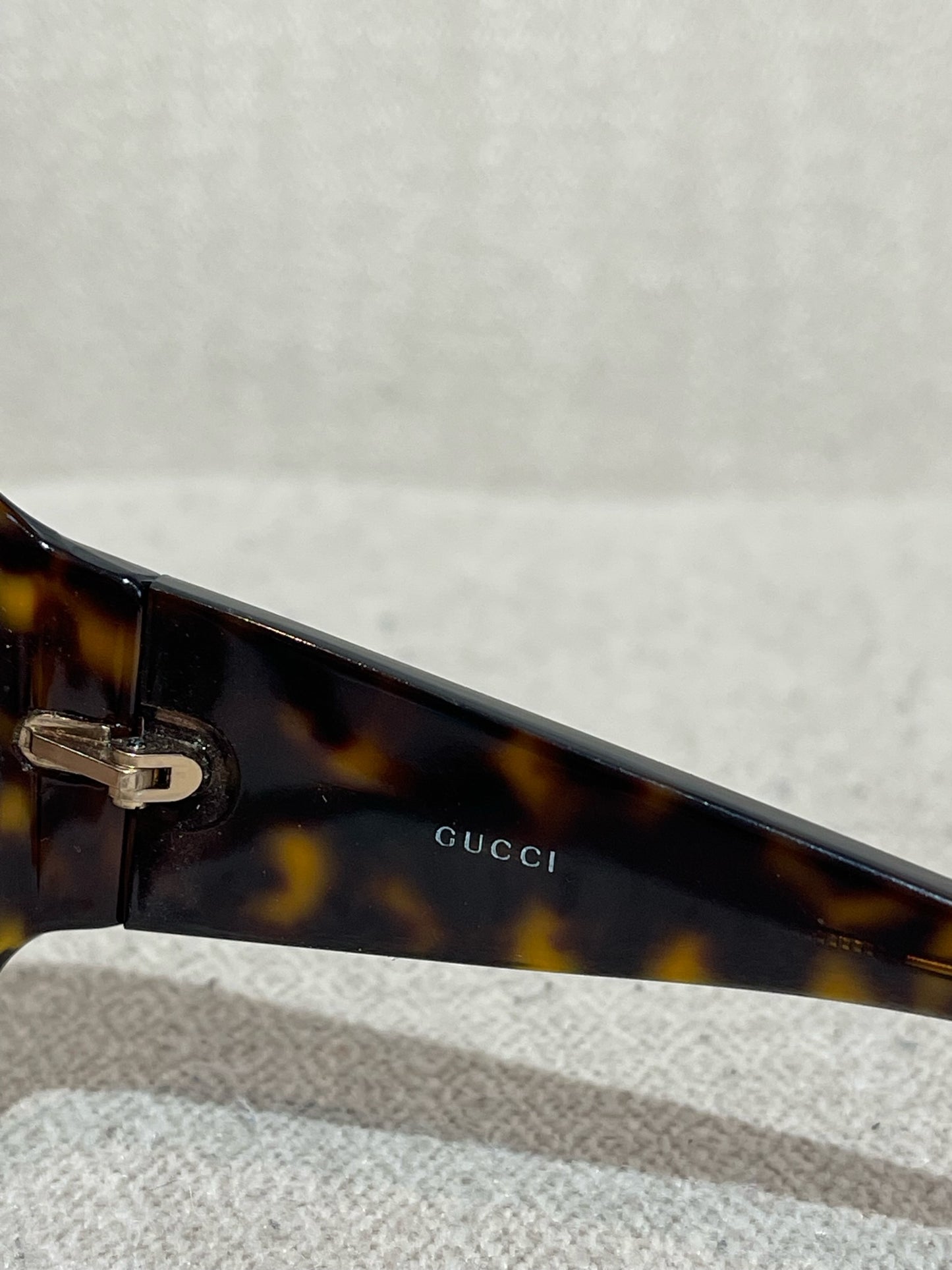 Lunettes Gucci écailles marron