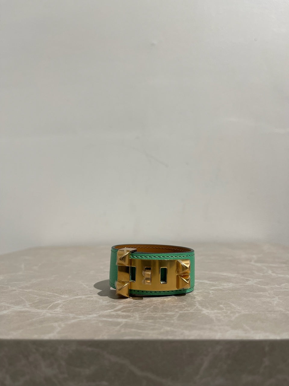 Bracelet Hermes Collier de Chien 24 vert