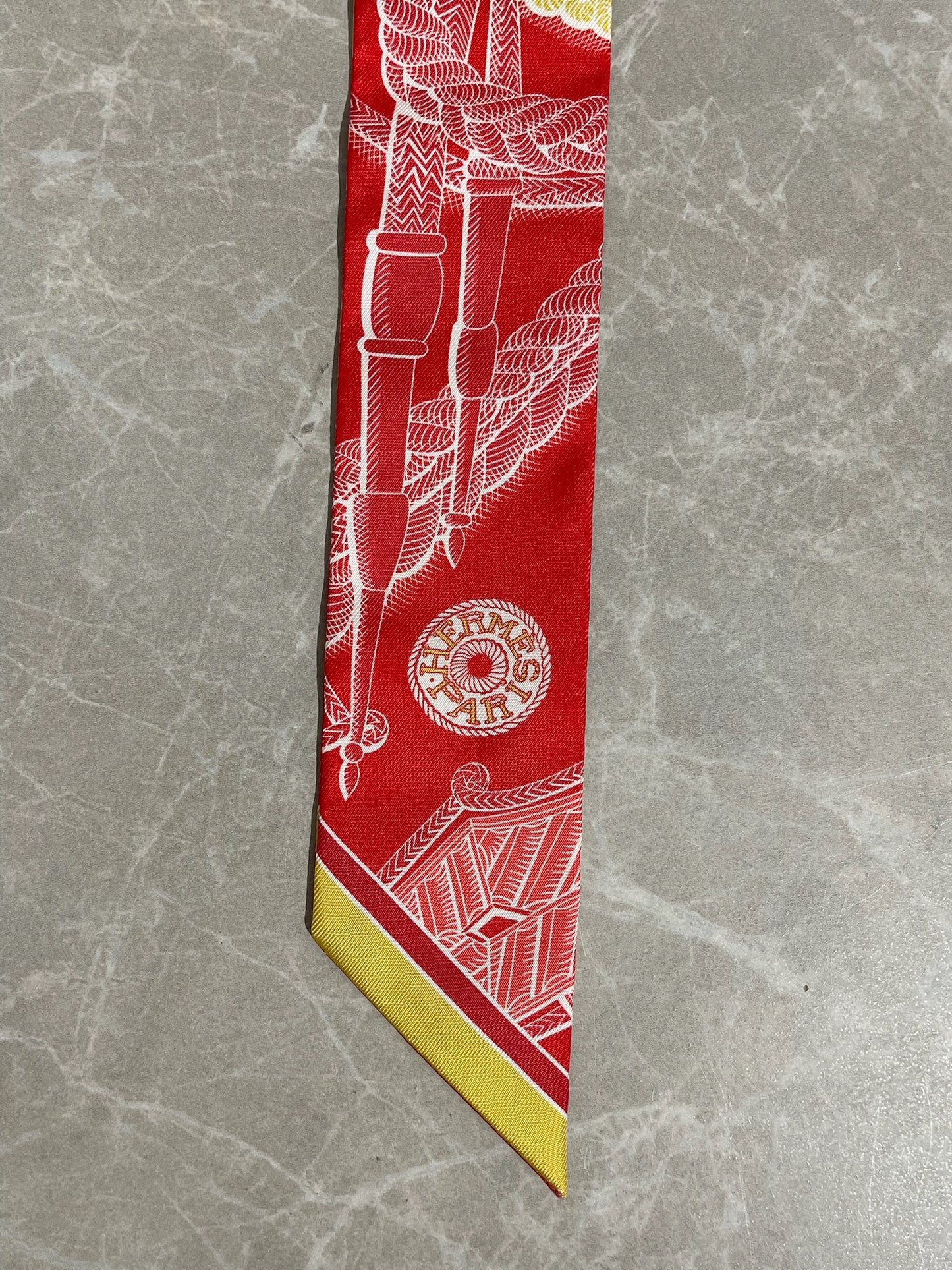 Twilly Hermès Zouaves et Dragons