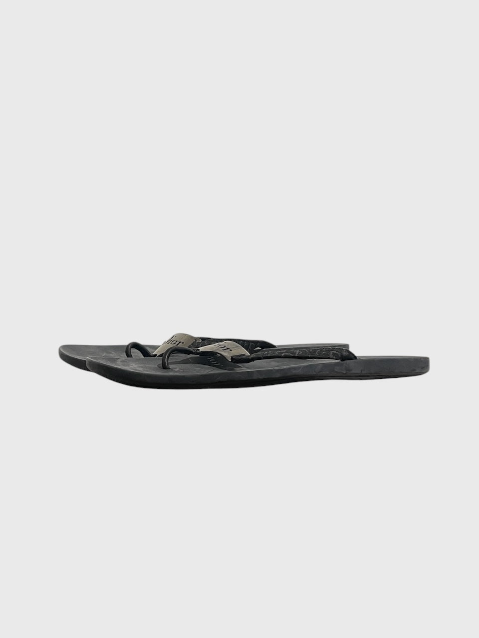 Tongs Dior noires T.39,5
