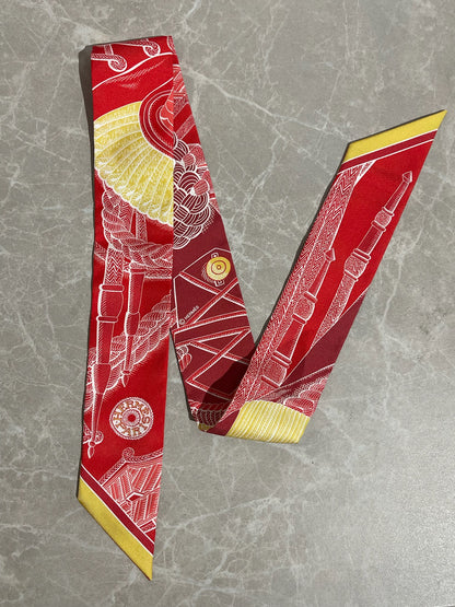 Twilly Hermès Zouaves et Dragons