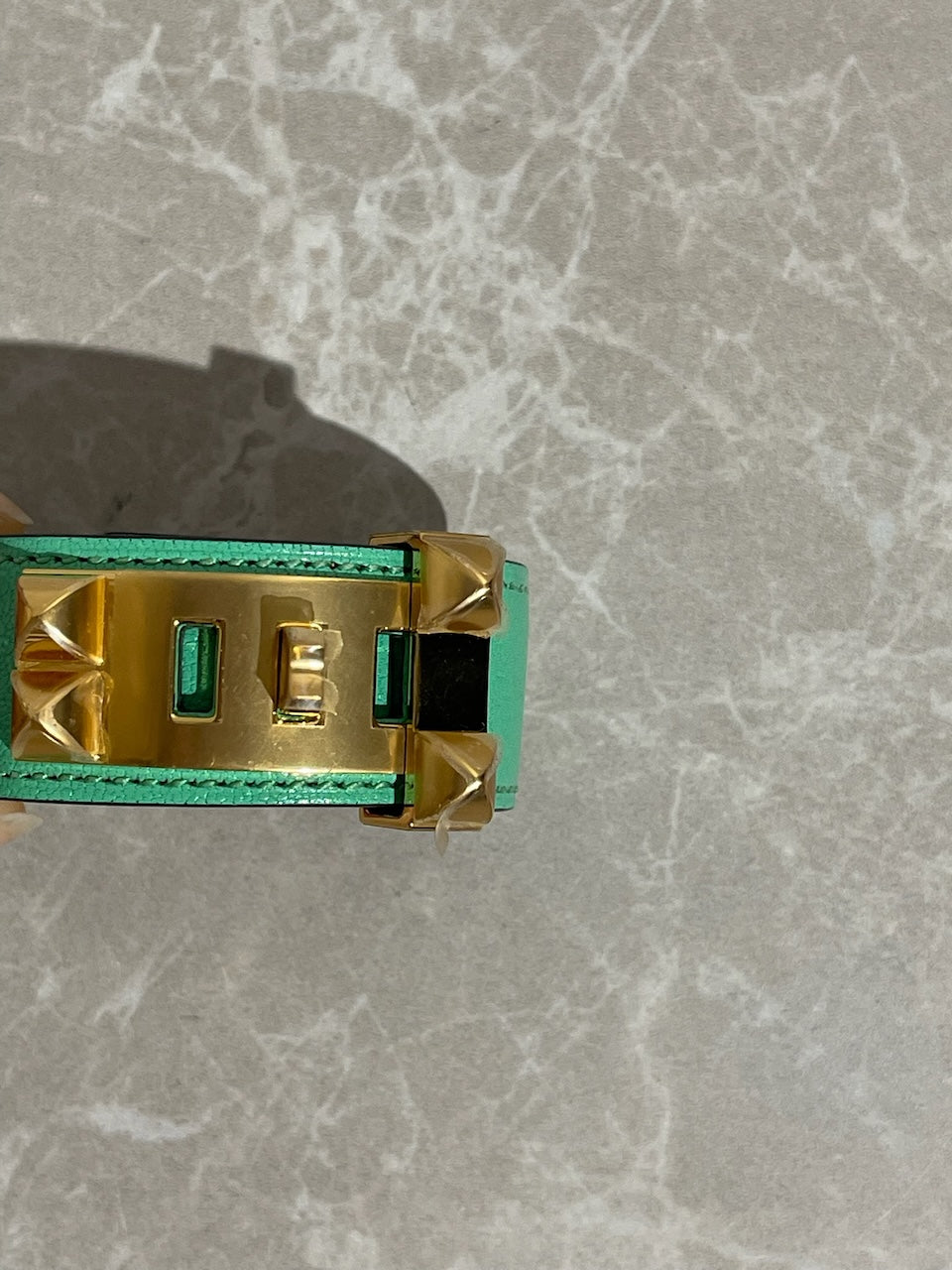 Bracelet Hermes Collier de Chien 24 vert