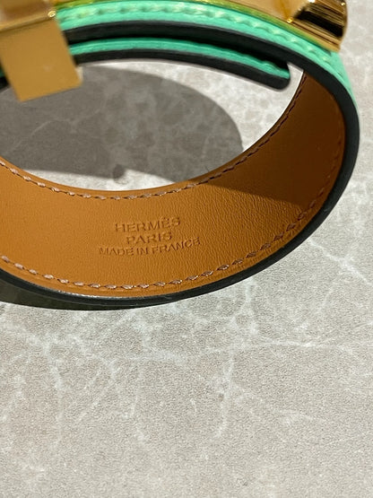 Bracelet Hermes Collier de Chien 24 vert