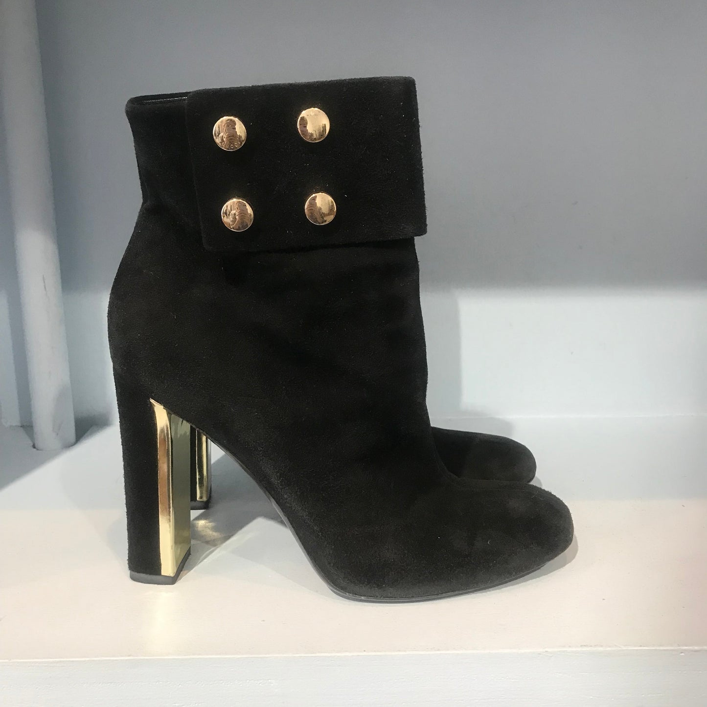 Boots Gucci noires T.39