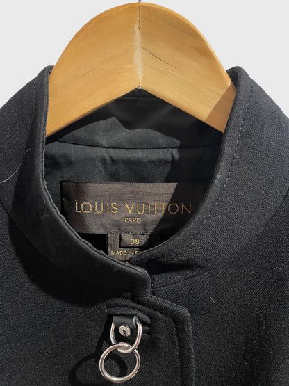 Manteau Louis Vuitton noir T.38