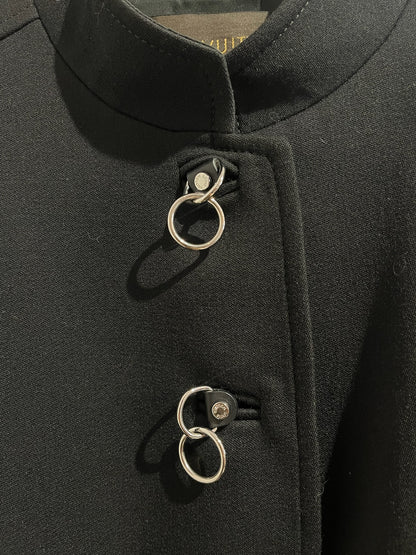 Manteau Louis Vuitton noir T.38