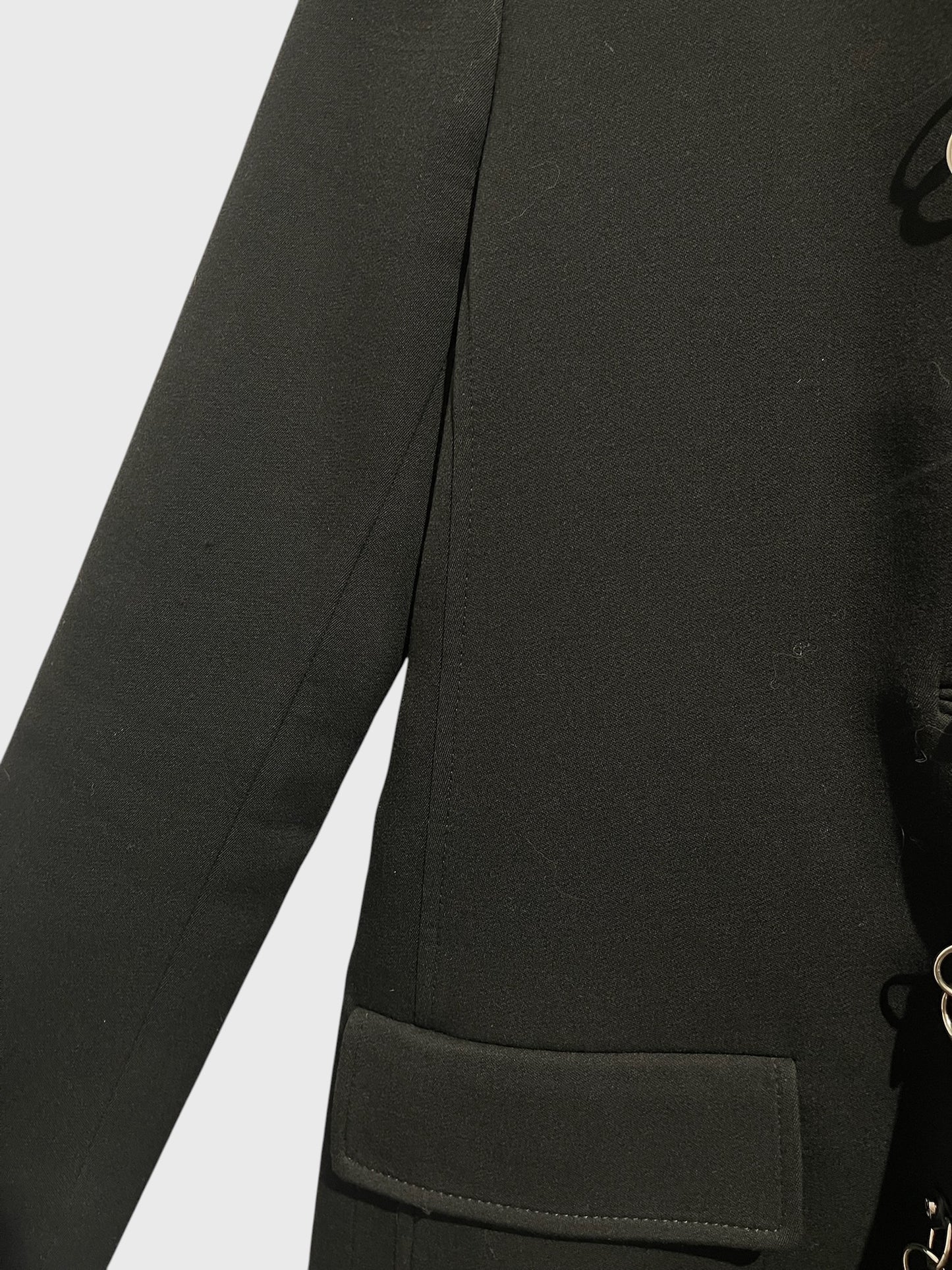 Manteau Louis Vuitton noir T.38