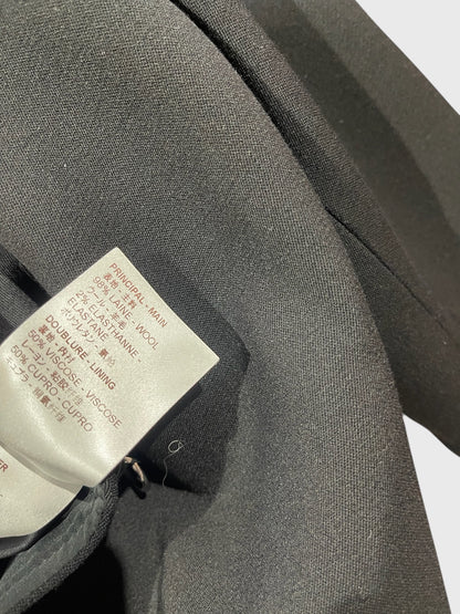 Manteau Louis Vuitton noir T.38