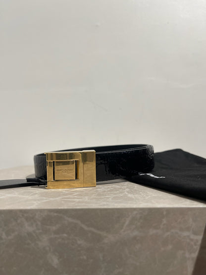 Ceinture Saint Laurent noire T.85