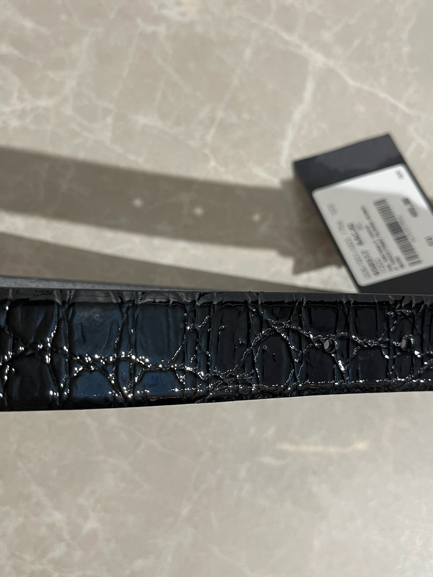 Ceinture Saint Laurent noire T.85