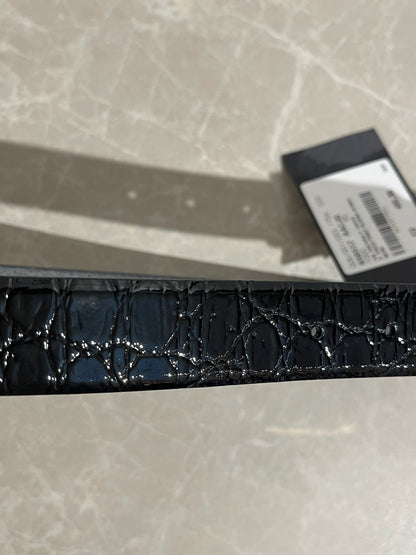 Ceinture Saint Laurent noire T.85