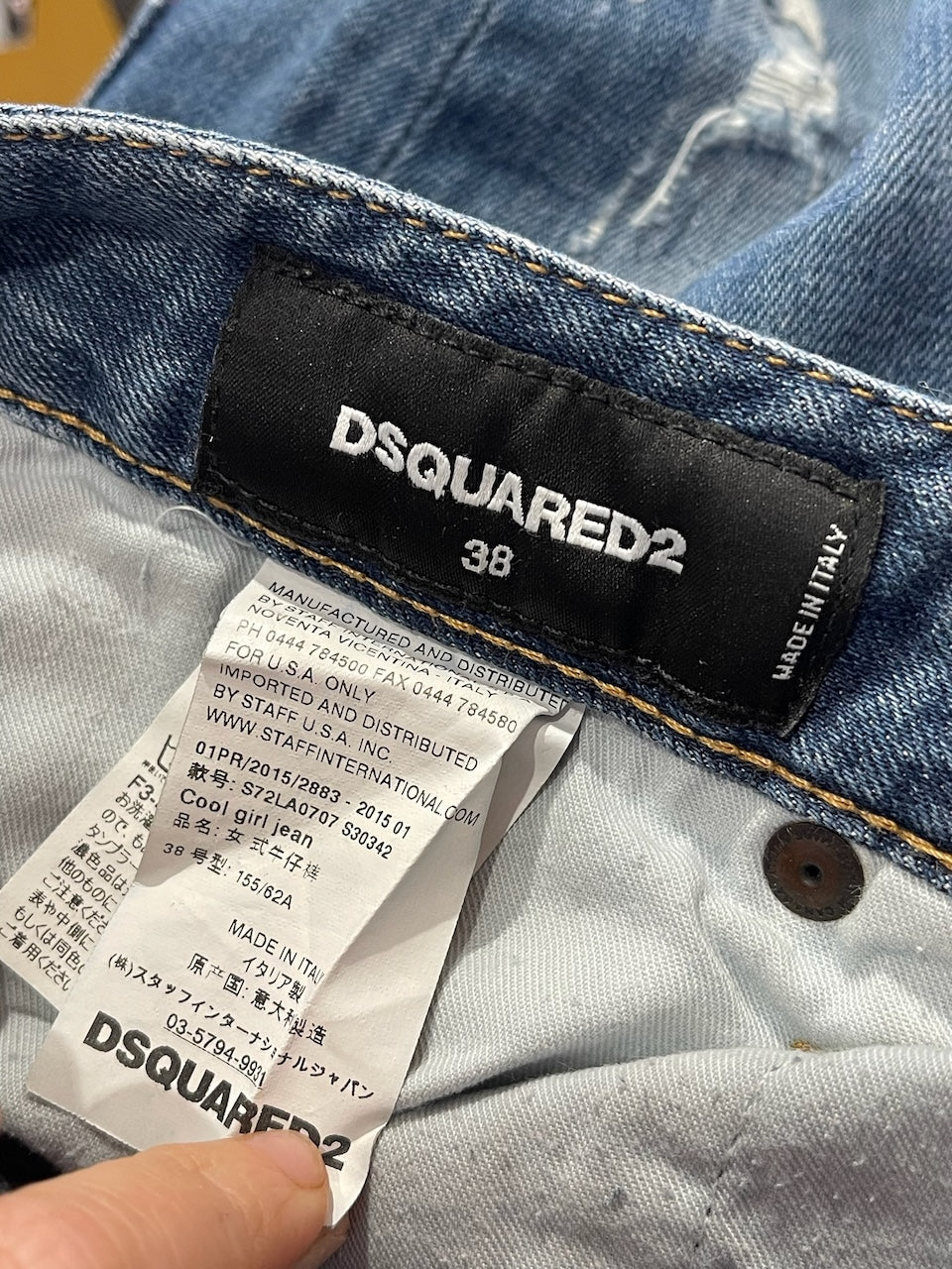 Jeans Dsquared bleu T.34