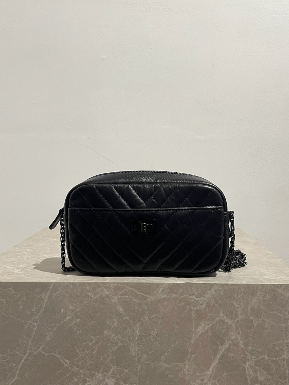 Sac Chanel Mini Camera 2.55 noir