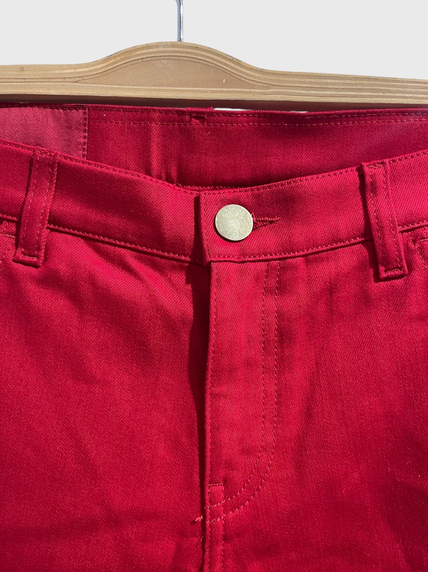 Jeans Valentino rouge T.38