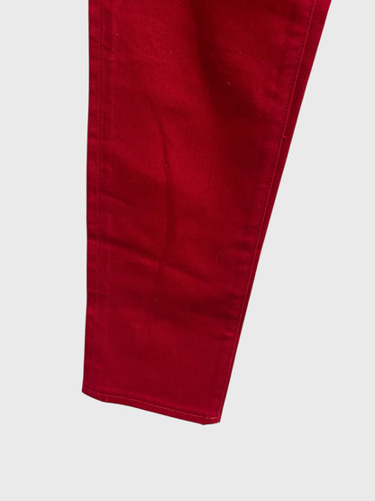 Jeans Valentino rouge T.38
