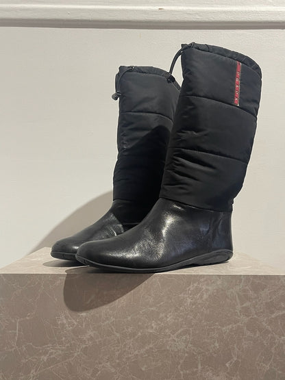 Bottes Prada noires T.39