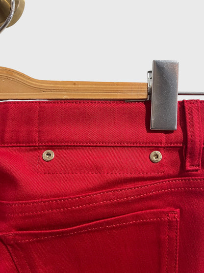 Jeans Valentino rouge T.38