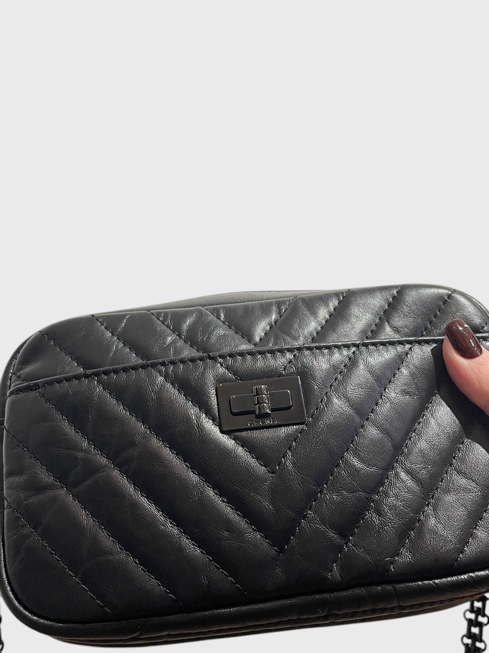 Sac Chanel Mini Camera 2.55 noir