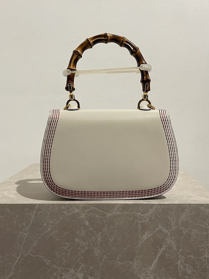 Sac Gucci Bamboo 1947 blanc NEUF