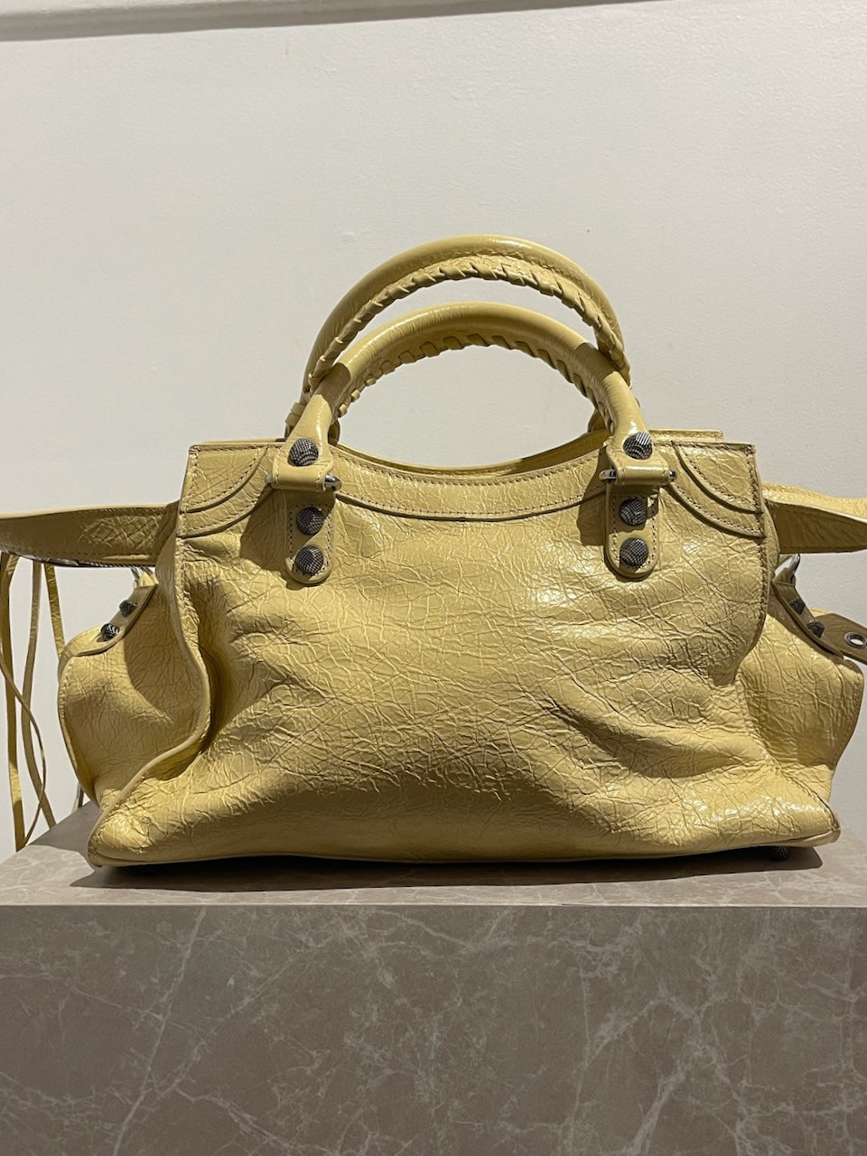 Sac Balenciaga City jaune